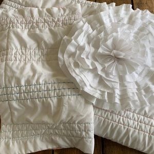 Your Zone | Girls Coverlet, Sham and Pillow Set | Twin Size Bedding